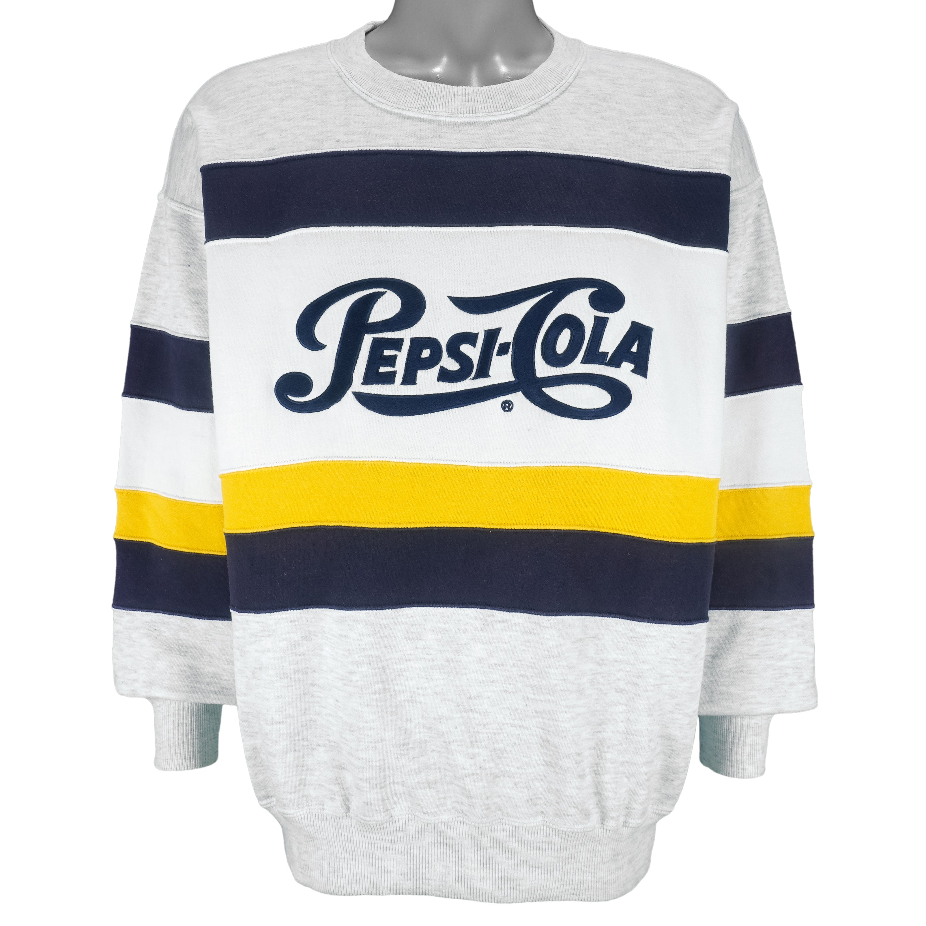 Vintage - Pepsi-Cola Crew Neck Sweatshirt 1990s X-Large vintage retro