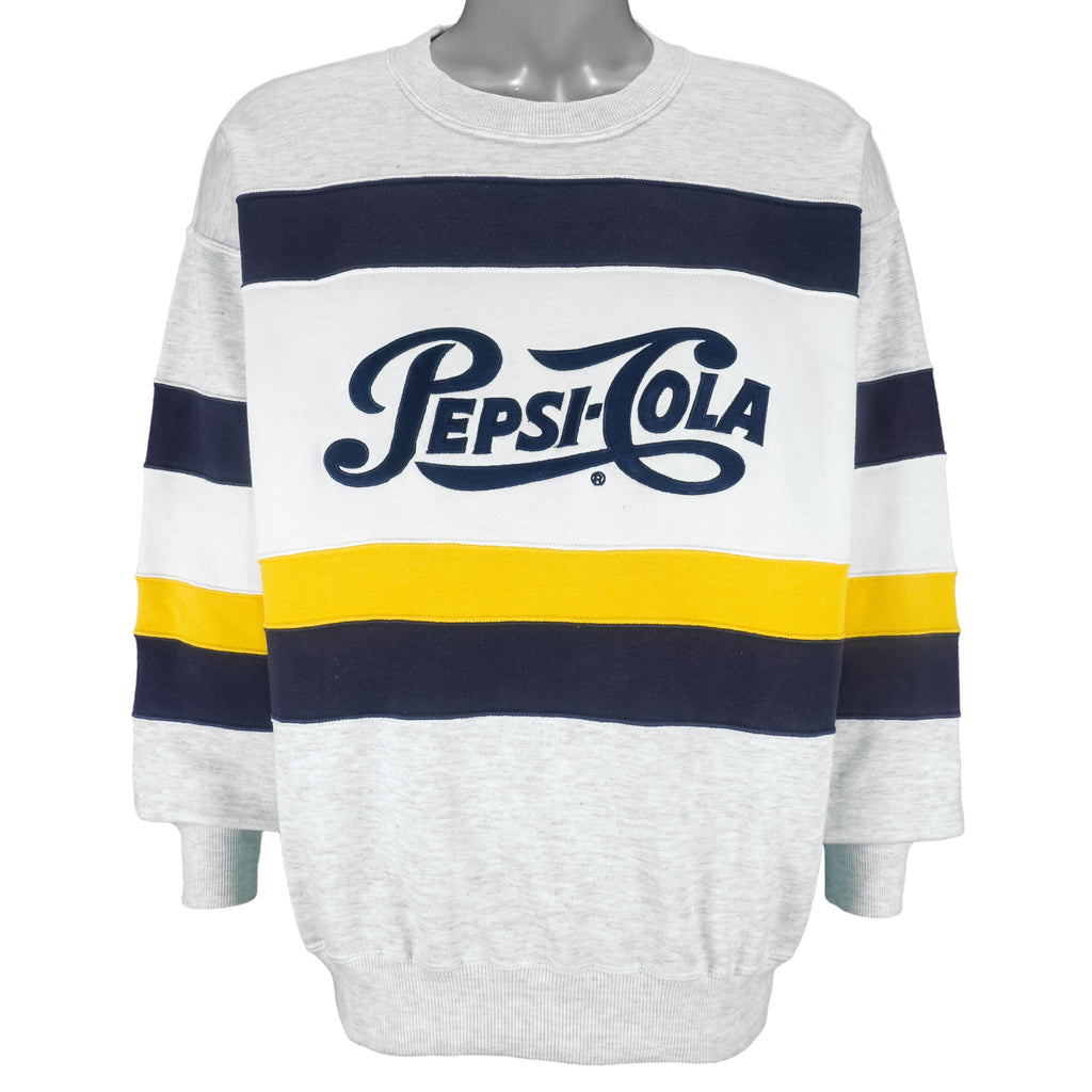 Vintage - Pepsi-Cola Crew Neck Sweatshirt 1990s X-Large vintage retro