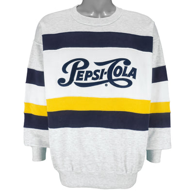 Vintage - Pepsi-Cola Embroidered Crew Neck Sweatshirt 1990s X-Large