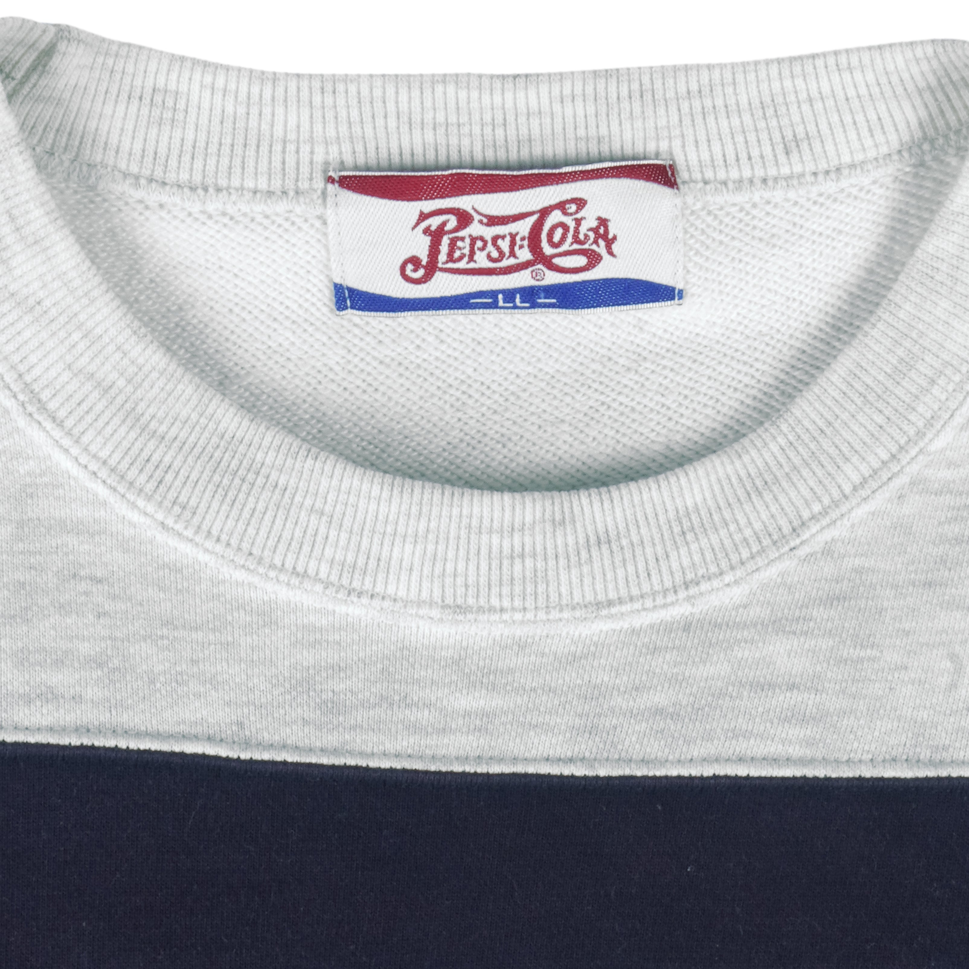 Vintage - Pepsi-Cola Crew Neck Sweatshirt 1990s X-Large vintage retro