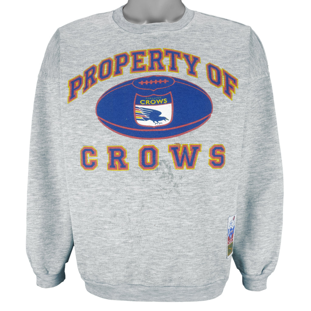 Vintage (VSC) - Adelaide Crows Football Club Crew Neck Sweatshirt 1990s Medium Vintage retro football