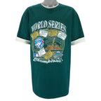 MLB (Waves) - Toronto Blue Jays World Series Official Scorecard T-Shirt 1993 X-Large