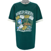 MLB (Waves) - Toronto Blue Jays World Series Official Scorecard T-Shirt 1993 X-Large