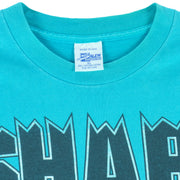 NHL (Salem) - San Jose Sharks Attack T-Shirt 1991 X-Large vintage retro hockey
