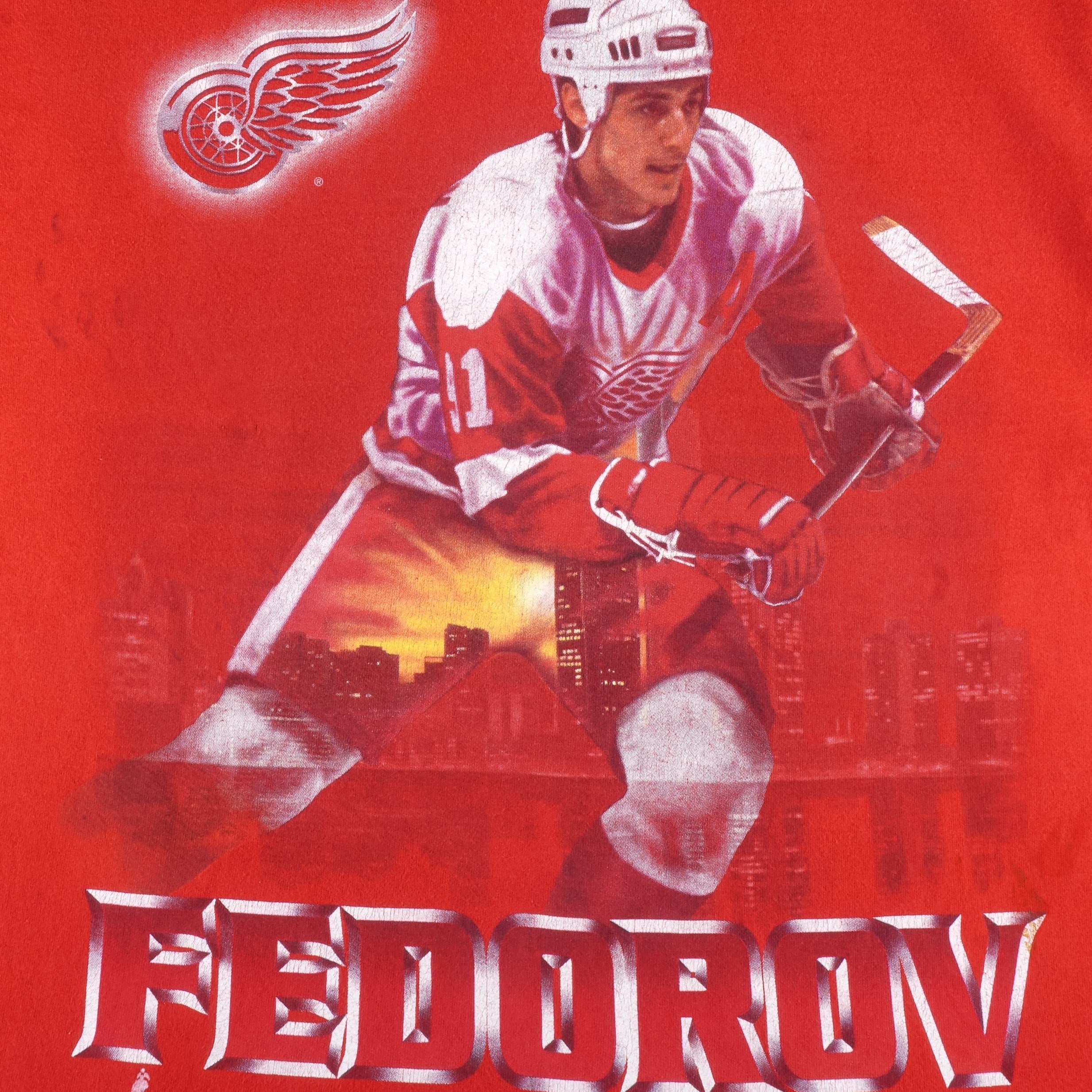 NHL - Red Wings Sergei Fedorov MVP T-Shirt 1990s X-Large