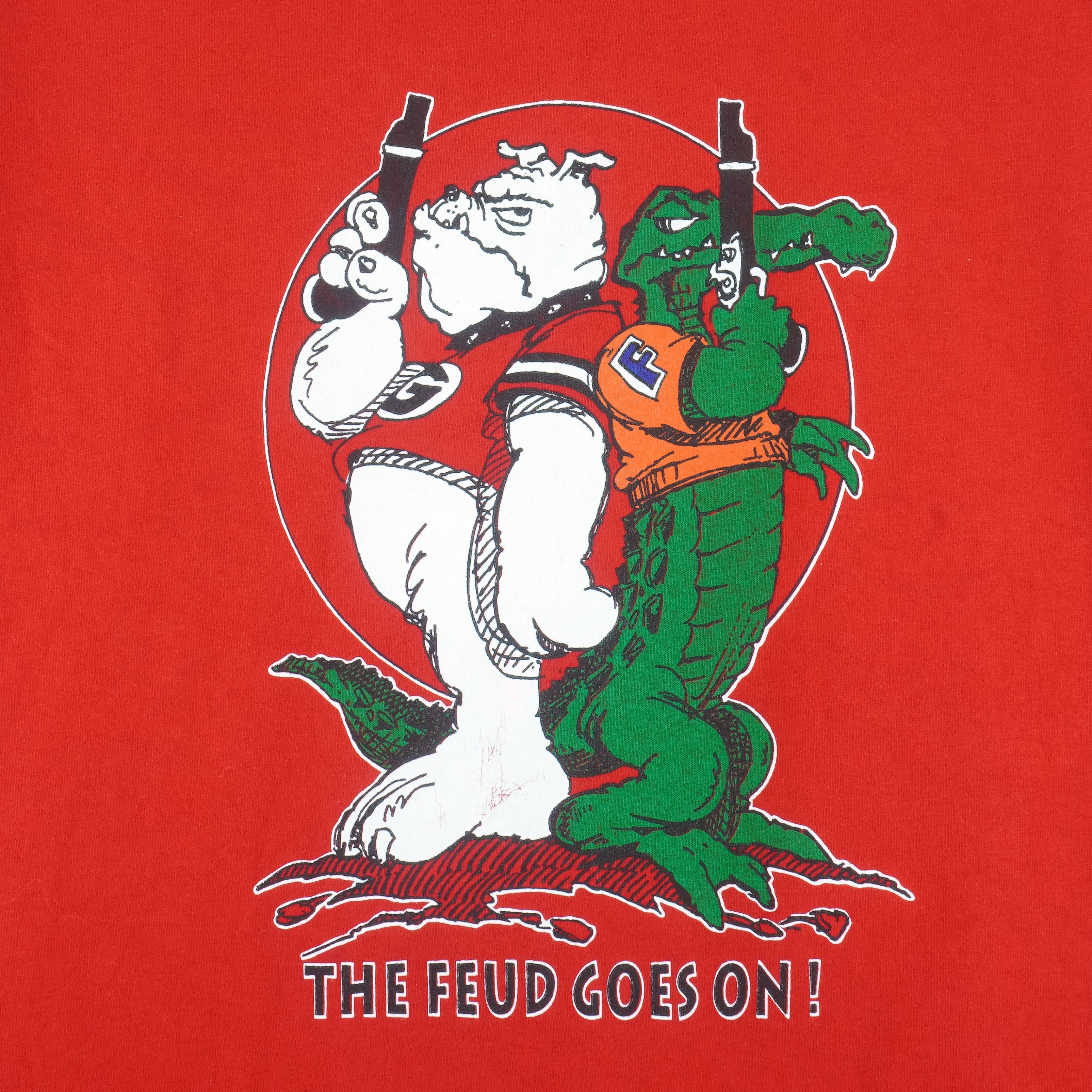 NCAA - Georgia Bulldogs VS Florida Gators The Feud Goes On 1990s X-Large