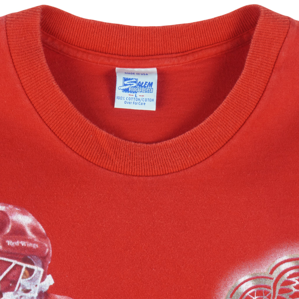 NHL (Salem) - Red Wings Osgood MVP T-Shirt 1990s Large vintage retro hockey