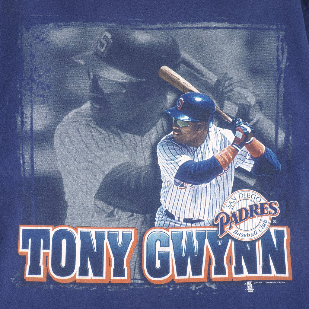 Starter - San Diego Padres Tony Gwynn MPV Player T-Shirt 1995 Large