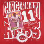 MLB (JOY) - Cincinnati Reds Barry Larkin PlayerNo. 11 T-Shirt 1997 Large