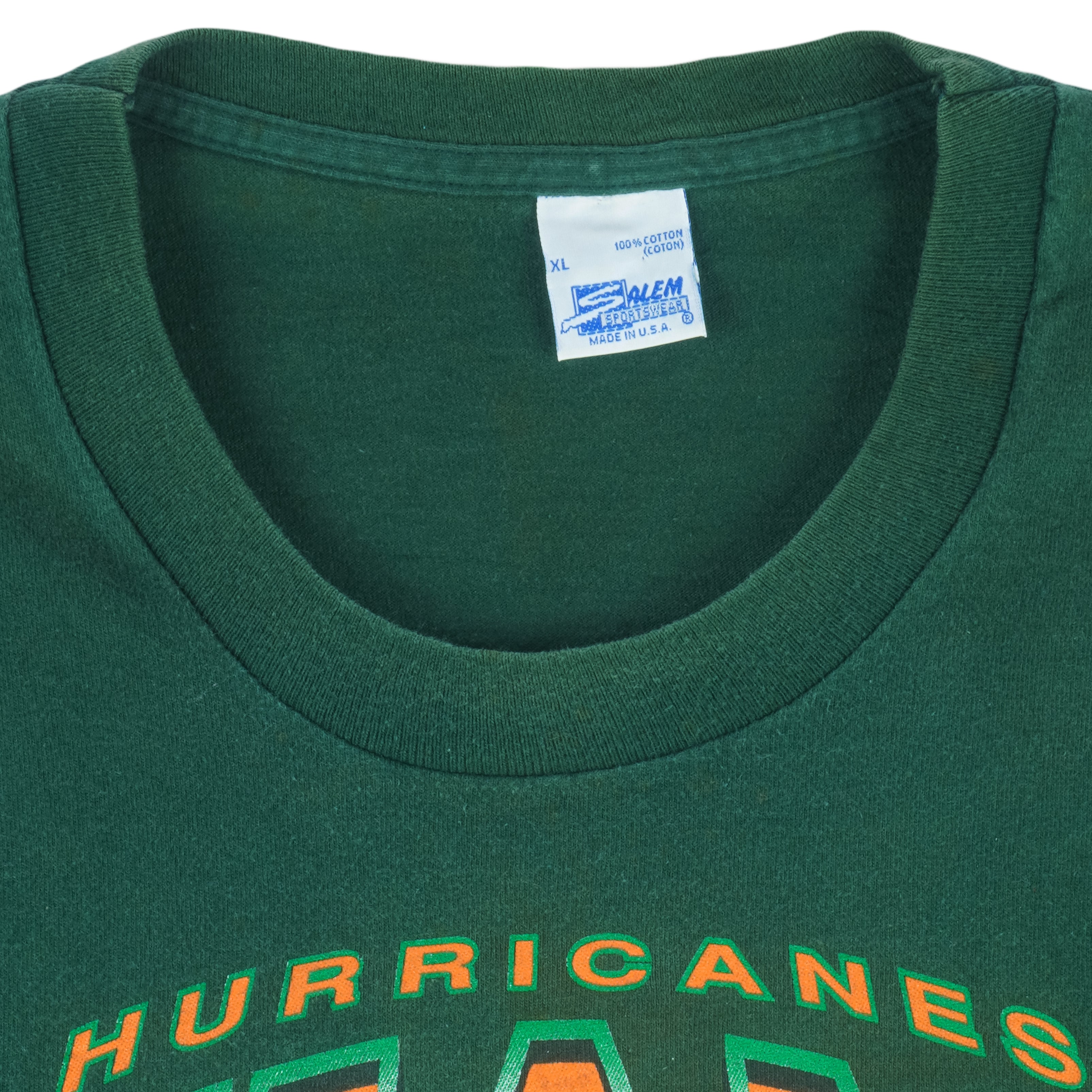 NCAA (Salem) - Miami Hurricanes Athletics T-Shirt 1990s X-Large