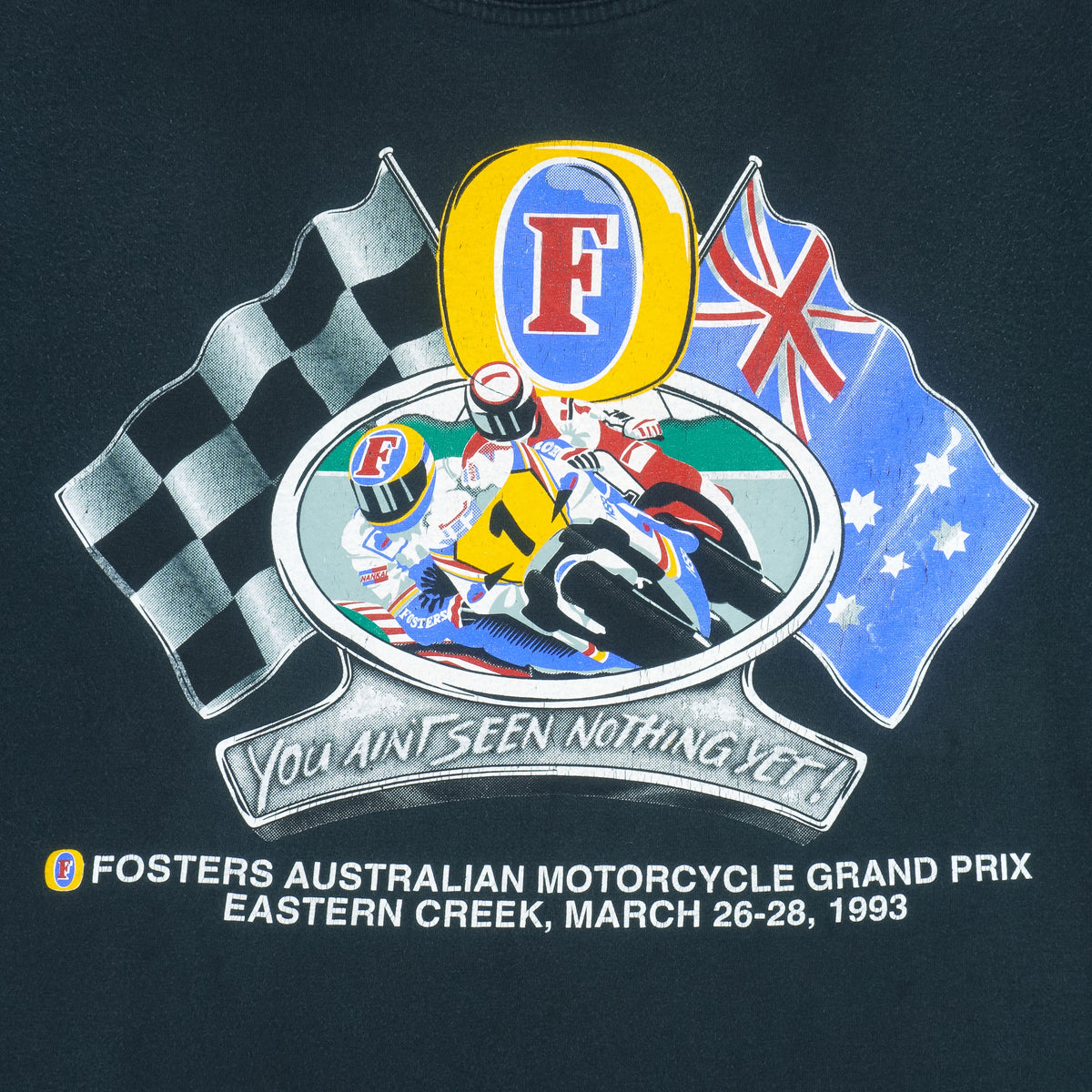 Vintage (Goodsports) - Fosters Australian Motorcycle Grand Prix T-Shirt 1993 X-Large
