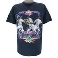 MLB (Nutmeg) - Minnesota Twins Triple Threat Chuck Knoblauch Kevin Tapani Kirby Puckett T-Shirt 1991 Large