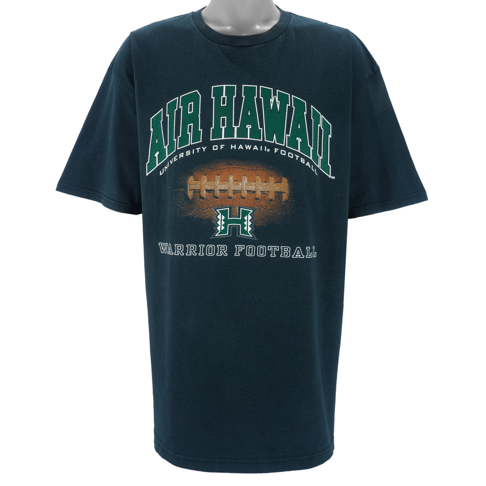 NCAA (Jansport) - Air Hawaii Warrior Football Single Stitch T-Shirt 1990s XX-Large