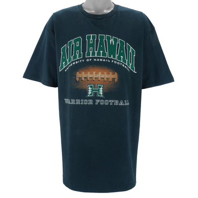 NCAA (Jansport) - Hawaii Rainbow Warrior Football T-Shirt 1990s XX-Large