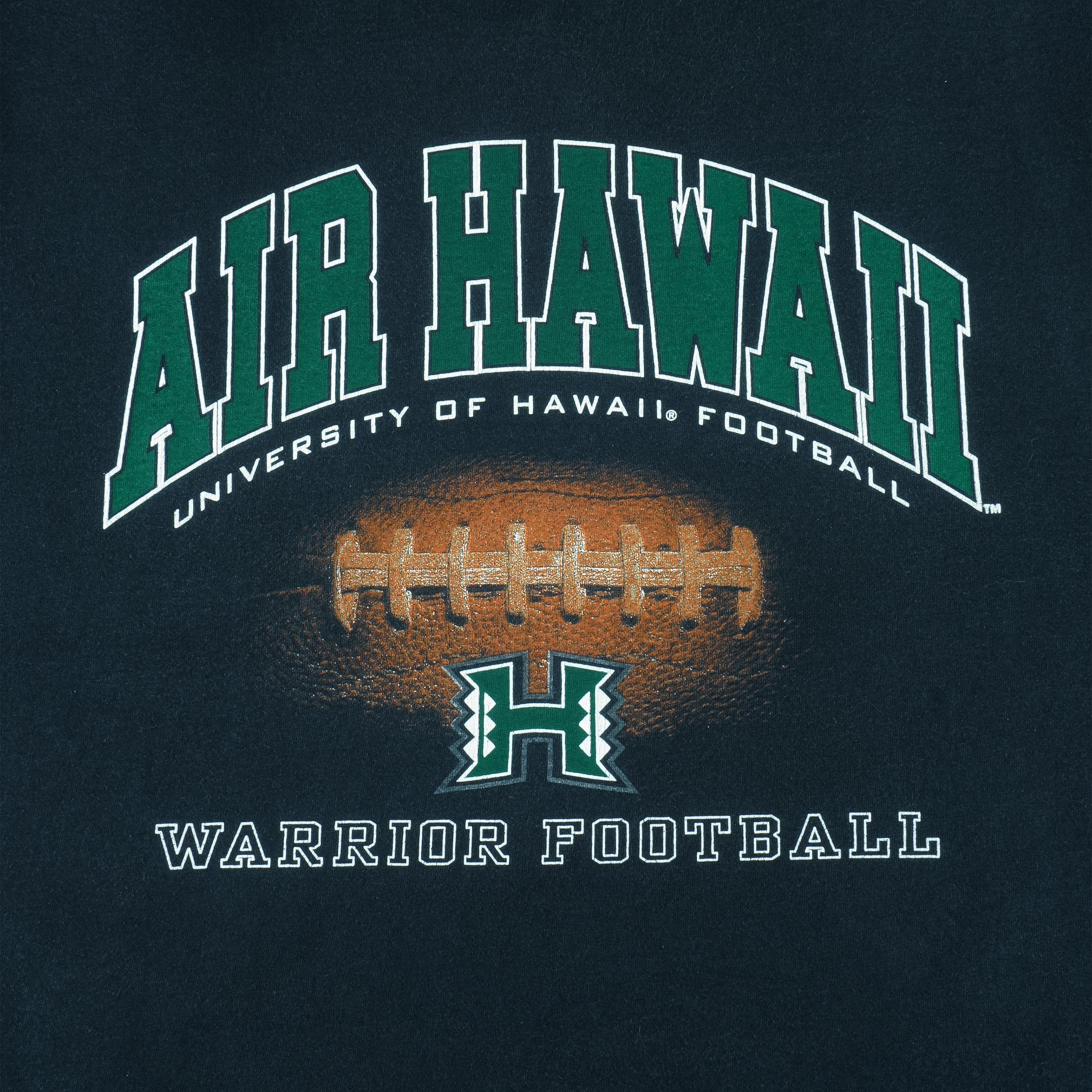 NCAA (Jansport) - Air Hawaii Warrior Football Single Stitch T-Shirt 1990s XX-Large