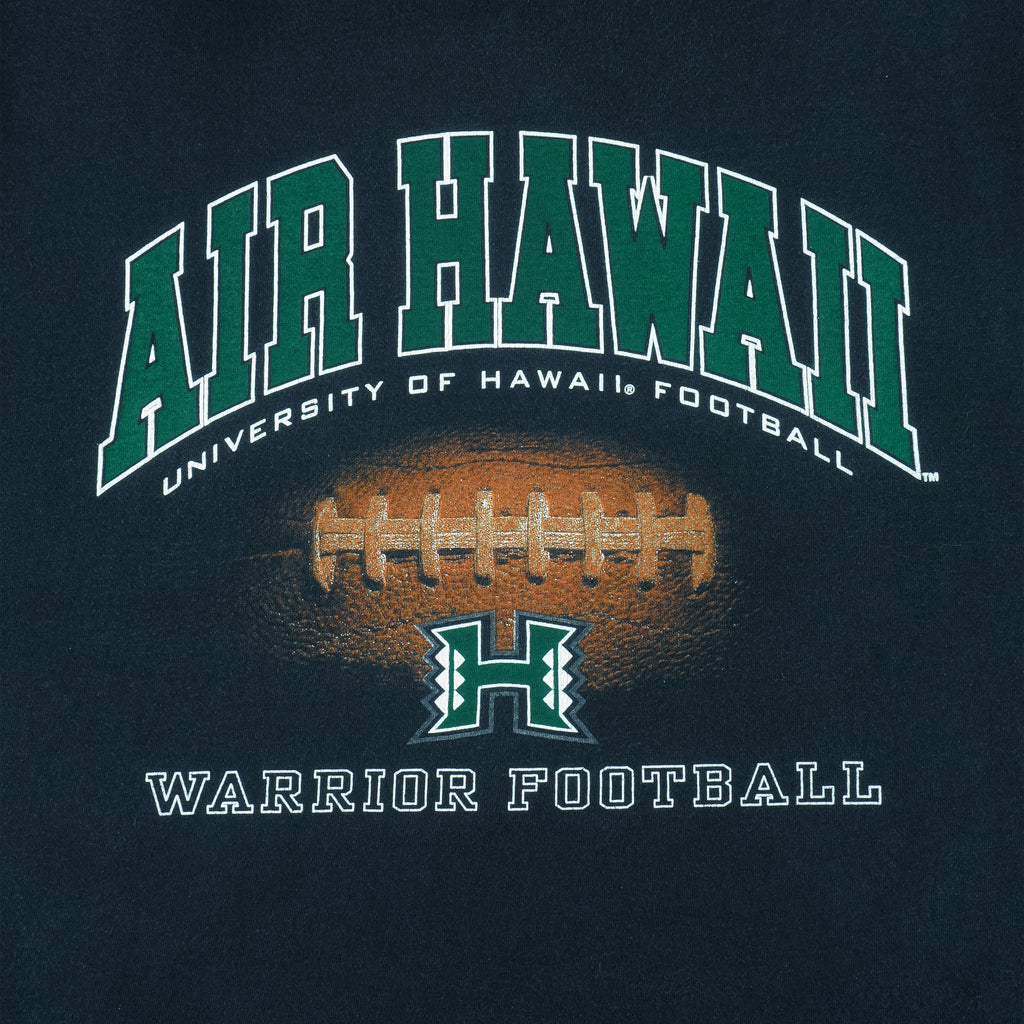 NCAA (Jansport) - Air Hawaii Warrior Football Single Stitch T-Shirt 1990s XX-Large