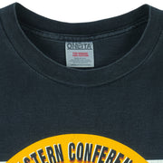 NBA (Oneita) - Seattle SuperSonics Western Conference Champs T-Shirt 1996 Large