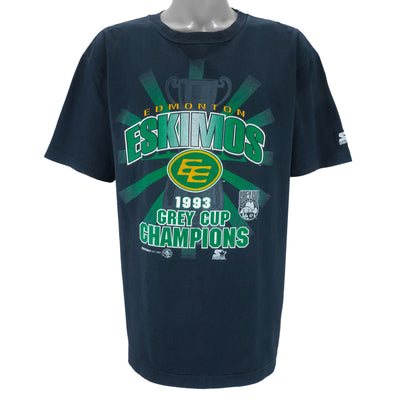 Starter - Edmonton Eskimos Grey Cup Champions T-Shirt 1993 X-Large