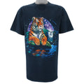 Vintage (Habitat) - Bengal Tiger Animal Print T-Shirt 1990s Large