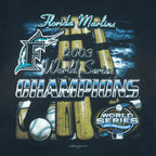 MLB (Delta) - Florida Marlins, World Series Champions T-Shirt 2003 X-Large Vintage retro baseball