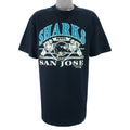 NHL (Bike Athletic) - San Jose Sharks T-Shirt 1992 X-Large Vintage Retro Hockey