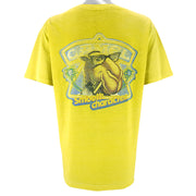 Vintage (Camel) - smooth Character Pocket Single Stitch T-Shirt 1990s Large