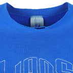 NFL (Logo 7) - Detroit Lions Embroidered Crew Neck Sweatshirt 1990s X-Large