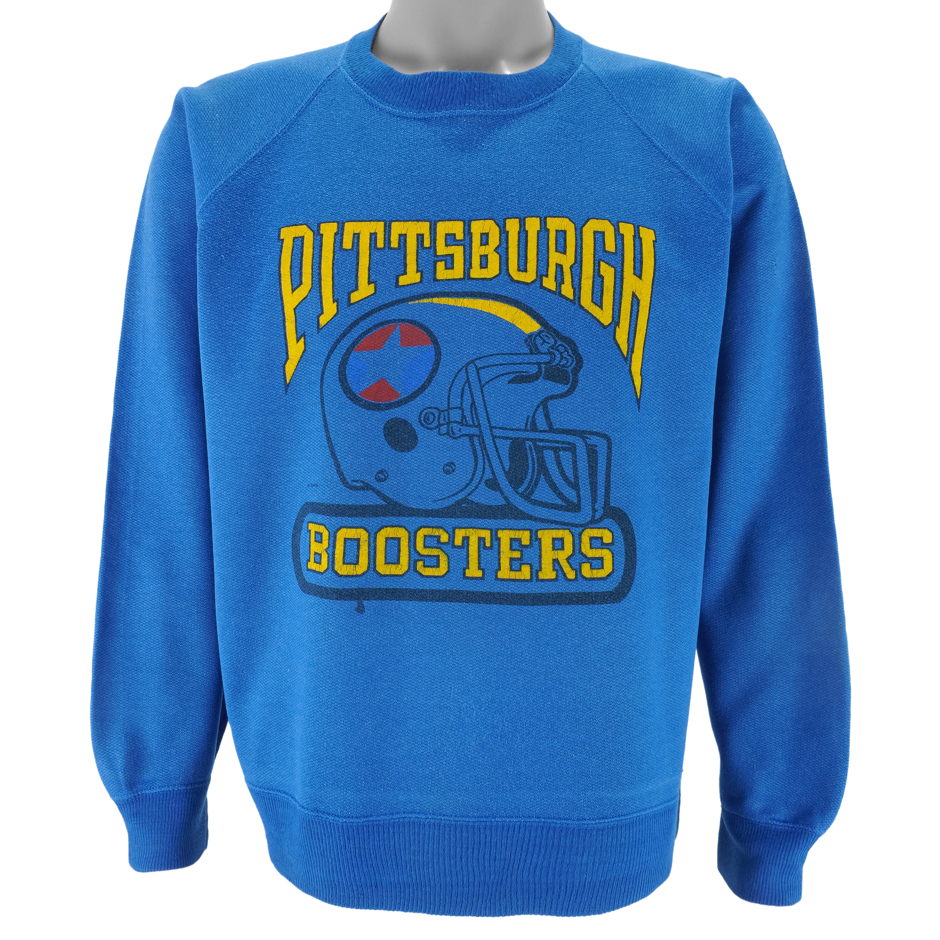 NCAA - Pittsburgh Panthers Boosters Crew Neck Sweatshirt 1990s Medium