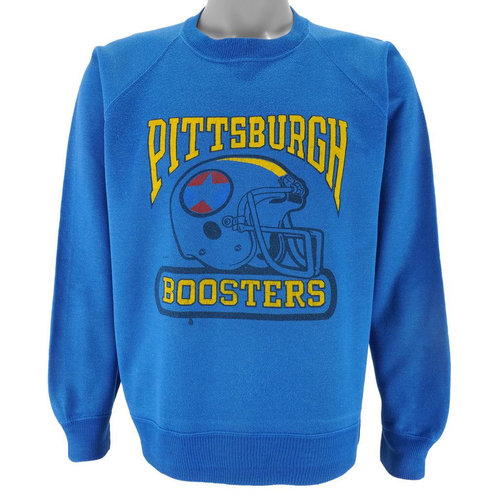 NCAA - Pittsburgh Panthers Boosters Crew Neck Sweatshirt 1990s Medium