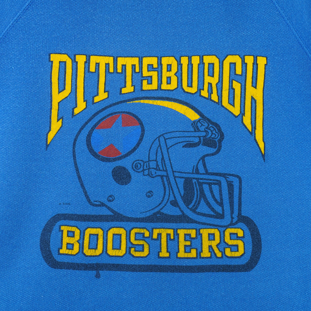 NCAA - Pittsburgh Panthers Boosters Crew Neck Sweatshirt 1990s Medium