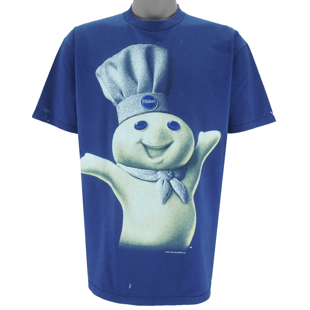 Vintage (Logotel) - Pillsbury Doughboy T-Shirt 1997 Large