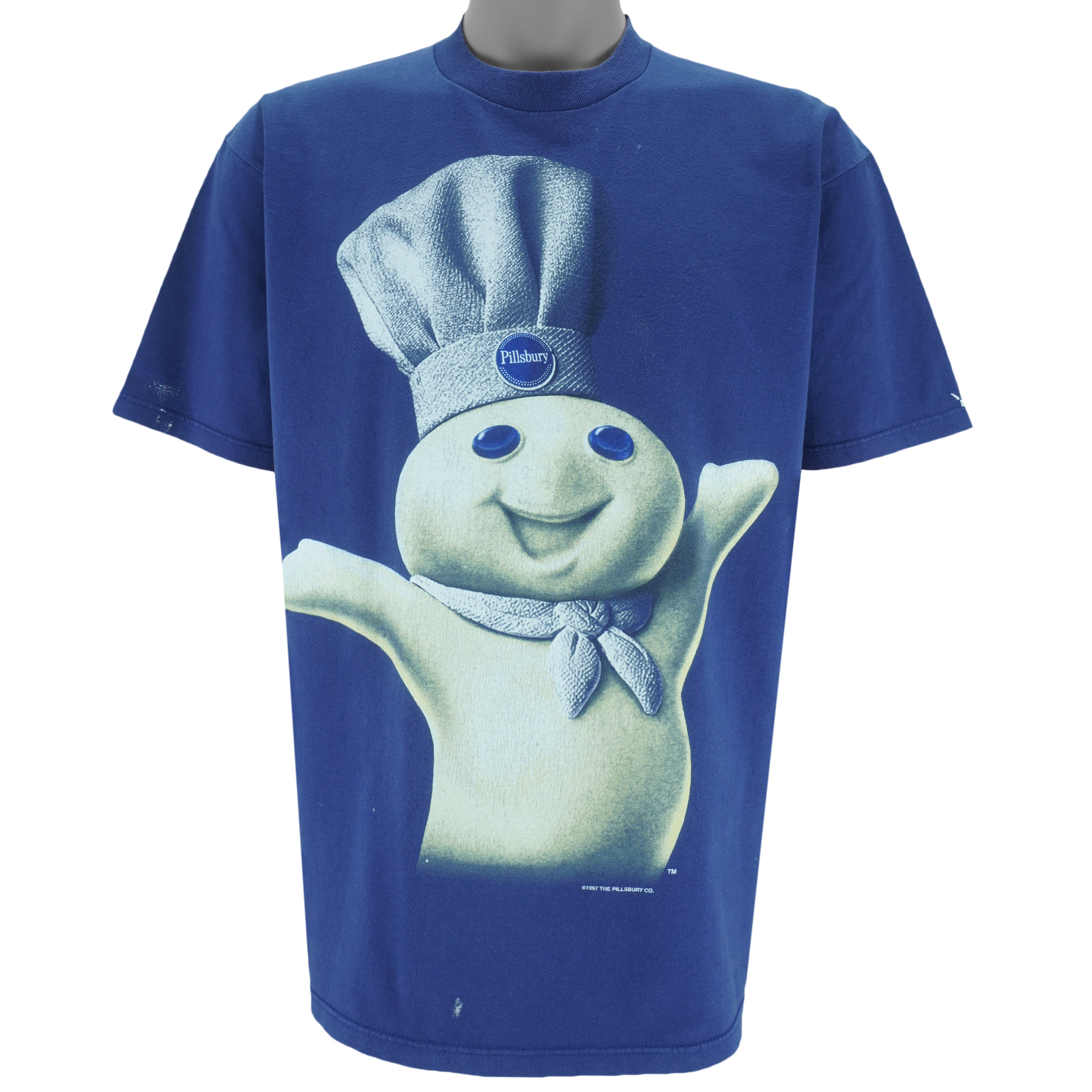 Vintage (Logotel) - Pillsbury Doughboy T-Shirt 1997 Large
