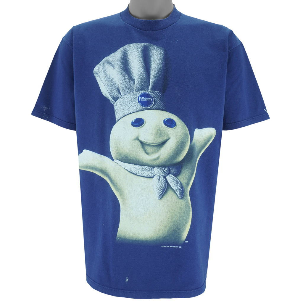 Vintage (Logotel) - Pillsbury Doughboy T-Shirt 1997 Large