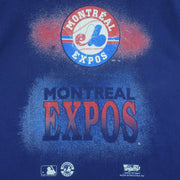 Vintage MLB (Woody Sports) - Montreal Expos T-Shirt 1994 X-Large in blue