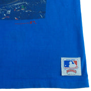 MLB (Nutmeg) - Chicago Cubs Stadium Map T-Shirt 1991 Large vintage retro