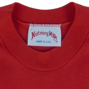 NCAA (Nutmeg) - Indiana Hoosier Embroidered Deadstock T-Shirt 1990s Large vintage retro football college