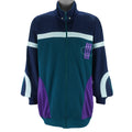 Adidas - Blue Colorway Sports Track Jacket 1990s Large