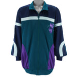 Adidas - Blue Colorway Sports Track Jacket 1990s Large