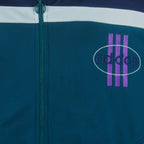 Adidas - Blue Colorway Sports Track Jacket 1990s Large