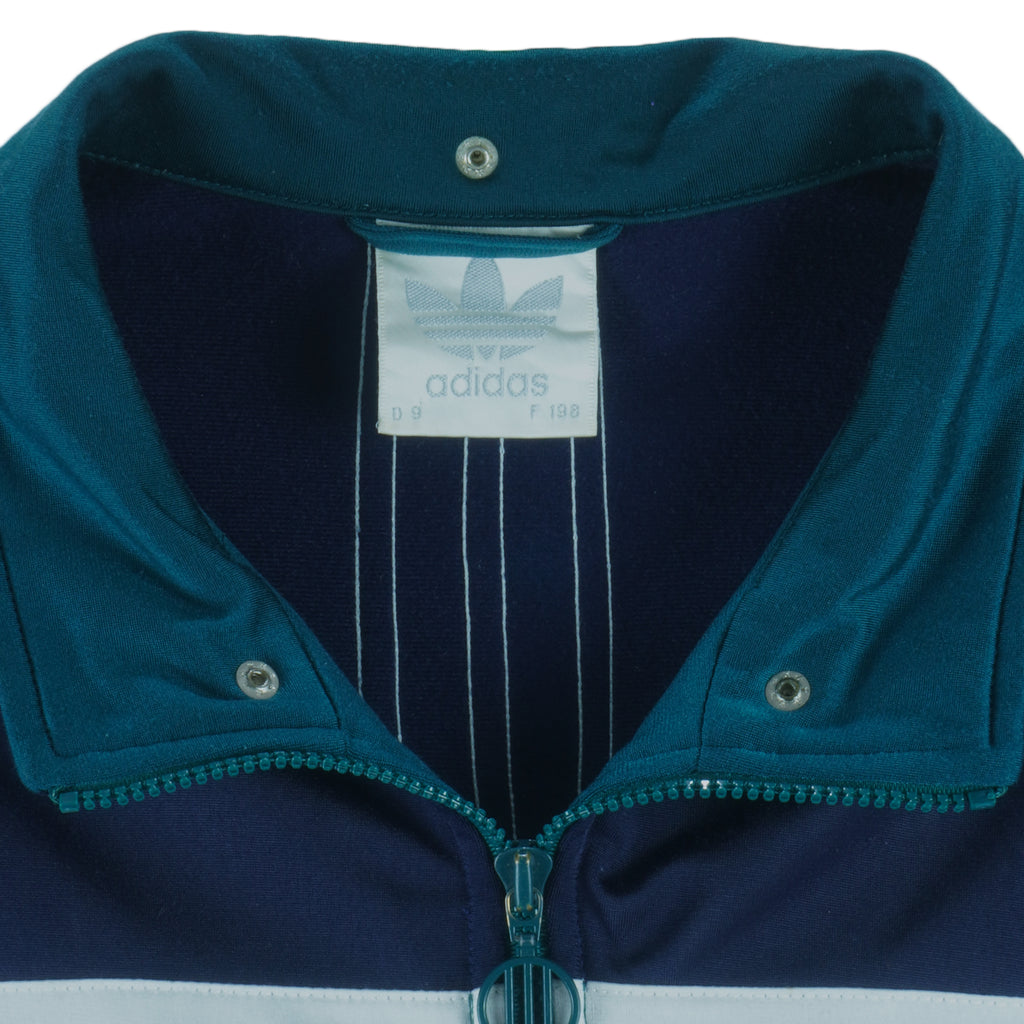 Adidas - Blue Colorway Sports Track Jacket 1990s Large