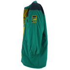 FILA - Embroidered Monogram Puffer Jacket 1990s XX-Large vintage retro