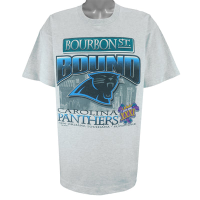 NFL (Pro Player) - Carolina Panthers Bourbon St. Super Bowl T-Shirt 1996 X-Large