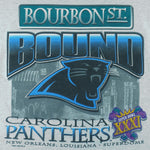 NFL (Pro Player) - Carolina Panthers Bourbon St. Super Bowl T-Shirt 1996 X-Large