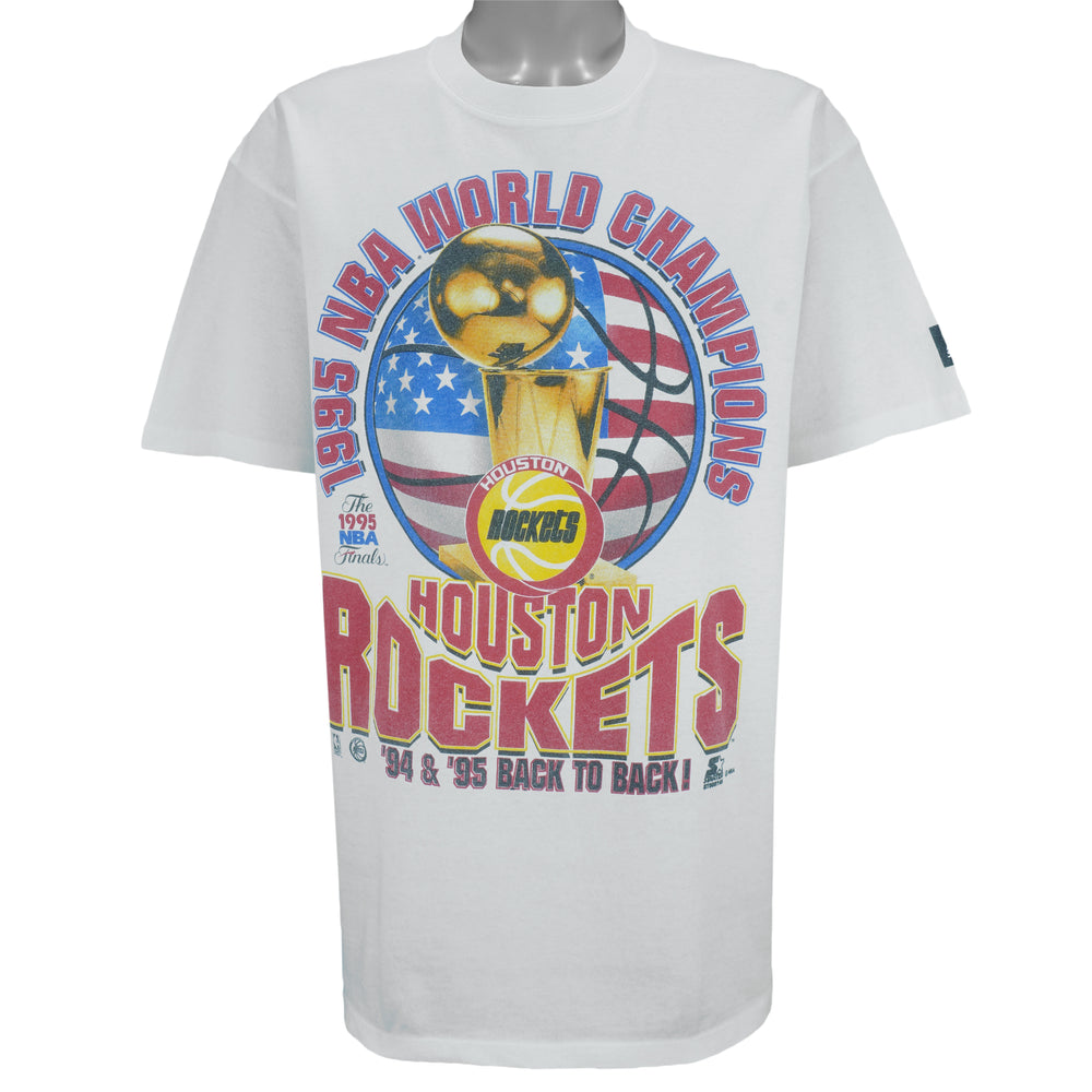 Starter - NBA Houston Rockets Champions T-Shirt 1995 X-Large vintage retro basketball