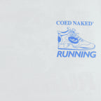 Vintage - Coed Naked Running Shoes T-Shirt 1990s Large vintage retro