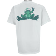 Vintage - Peace Frogs Einstein Single Stitch T-Shirt 1997 Large vintage retro