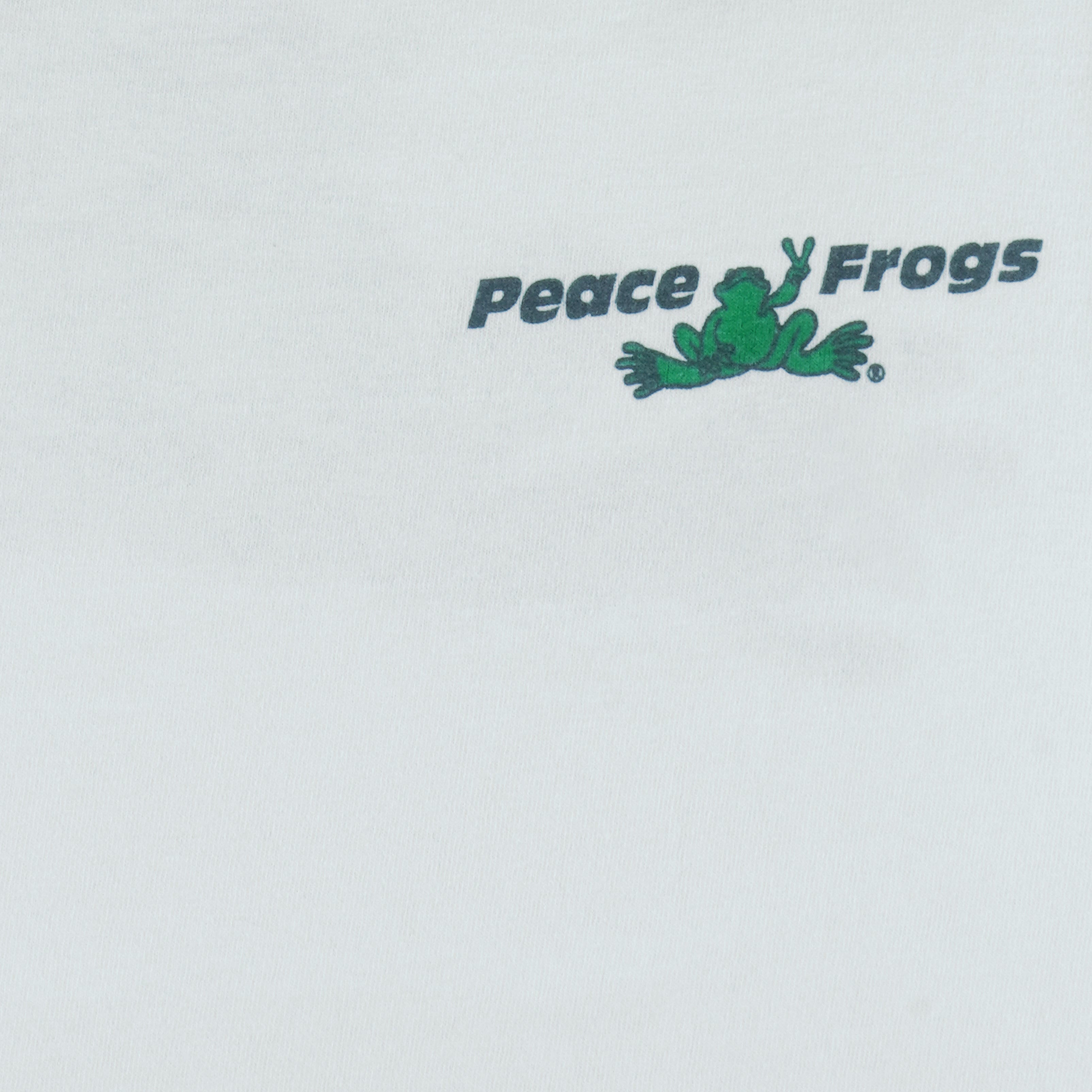 Vintage - Peace Frogs Einstein Single Stitch T-Shirt 1997 Large vintage retro