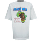 Vintage (Unionbay) - The Black Man Father Of The Earth T-Shirt 1990s X-Large