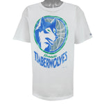 NBA (Logo 7) - Minnesota Timberwolves T-Shirt 1990s Large