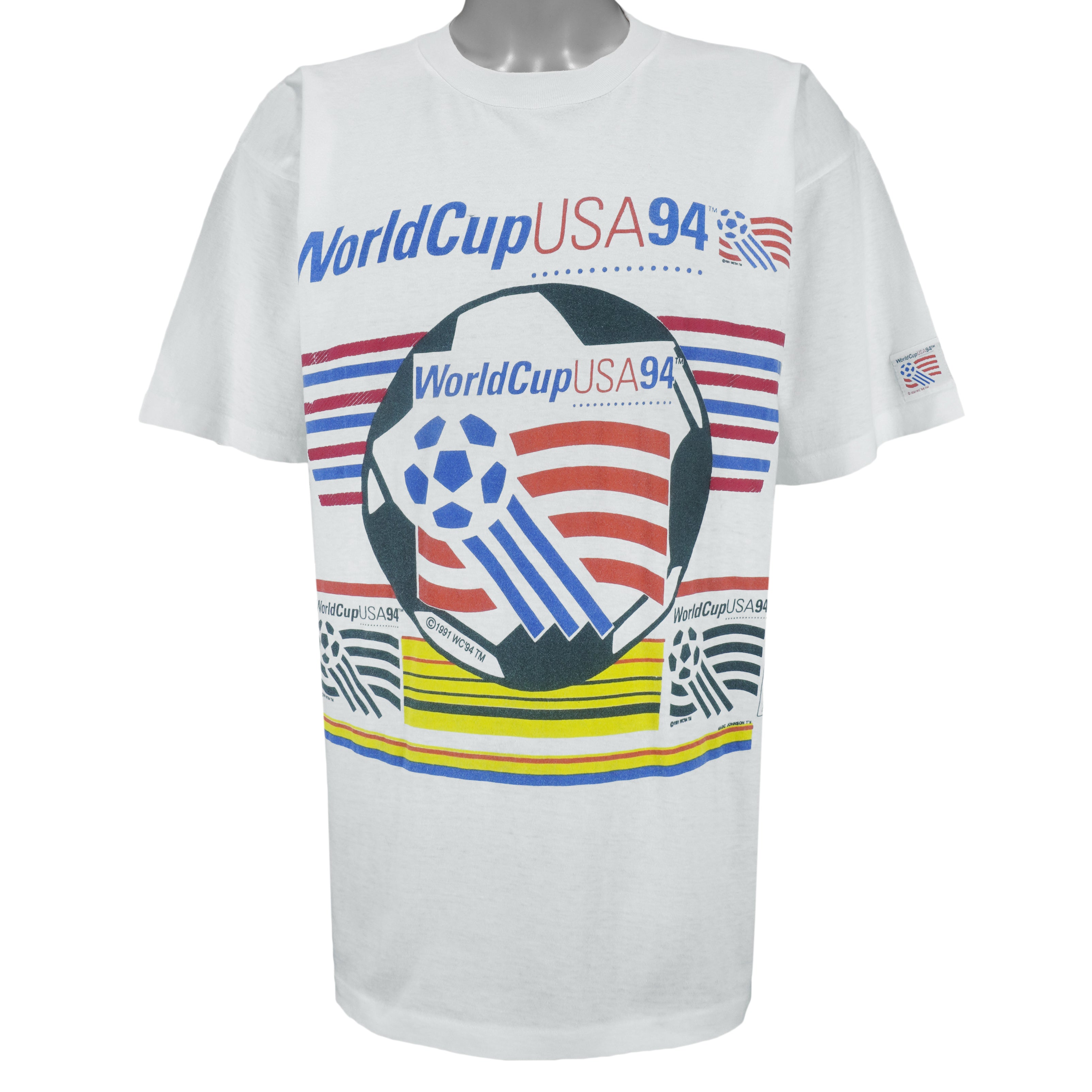 Vintage - World Cup Soccer USA T-Shirt 1994 X-Large vintage retro